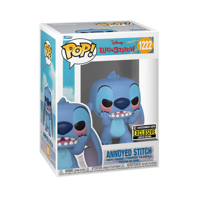 Funko Pop! Disney #1222 Lilo and Stitch Annoyed Stitch Entertainment Earth Exclusive