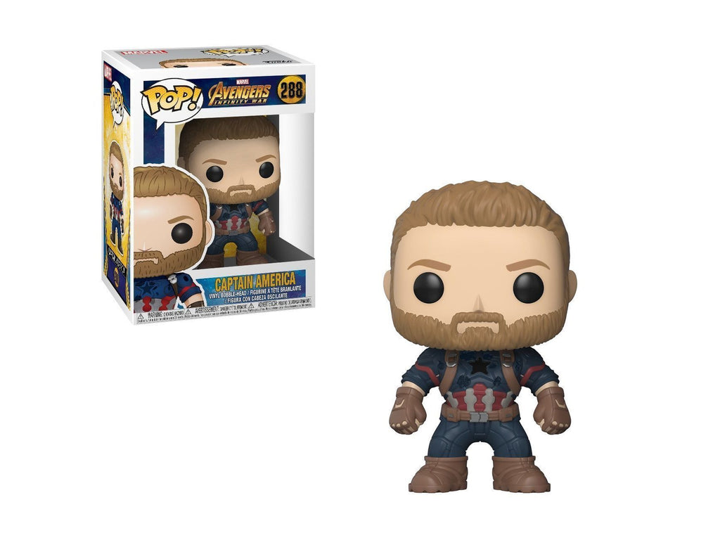 Funko Pop Marvel: Avengers Infinity War-Captain America Collectible Figure - Dragons Trading