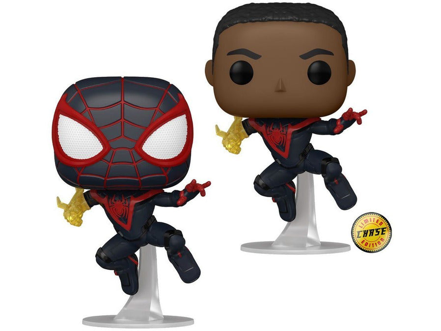 Marvel's Spider-Man Funko Pop! Miles Morales (Classic Suit) (CHASE & Common)