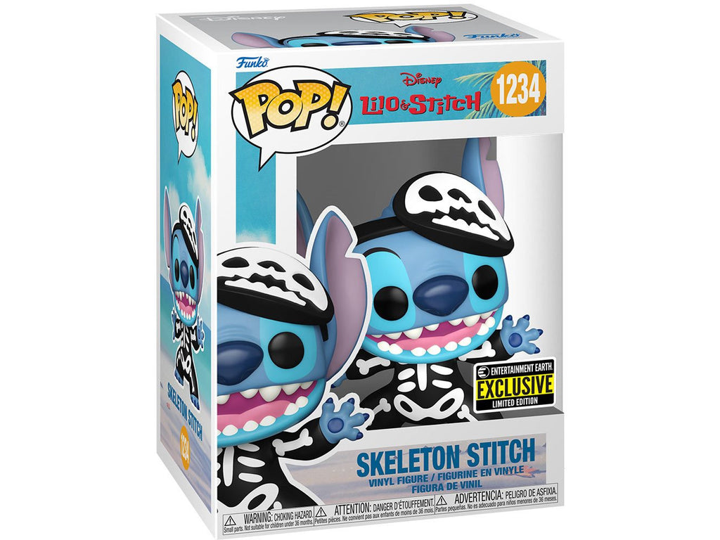 Lilo & Stitch Skeleton Stitch Pop! Vinyl Figure - Entertainment Earth Exclusive