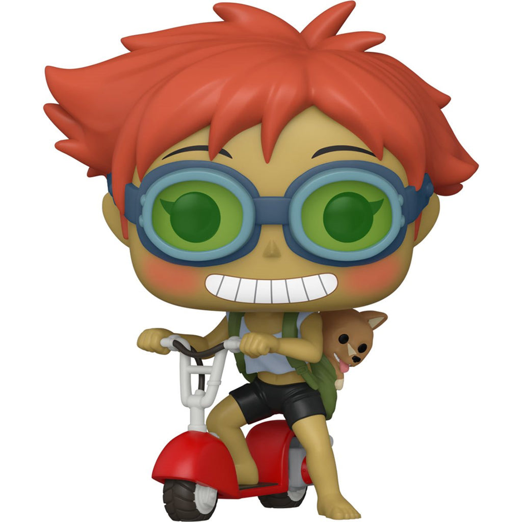 Cowboy Bebop - Edward on Scooter w/ Ein