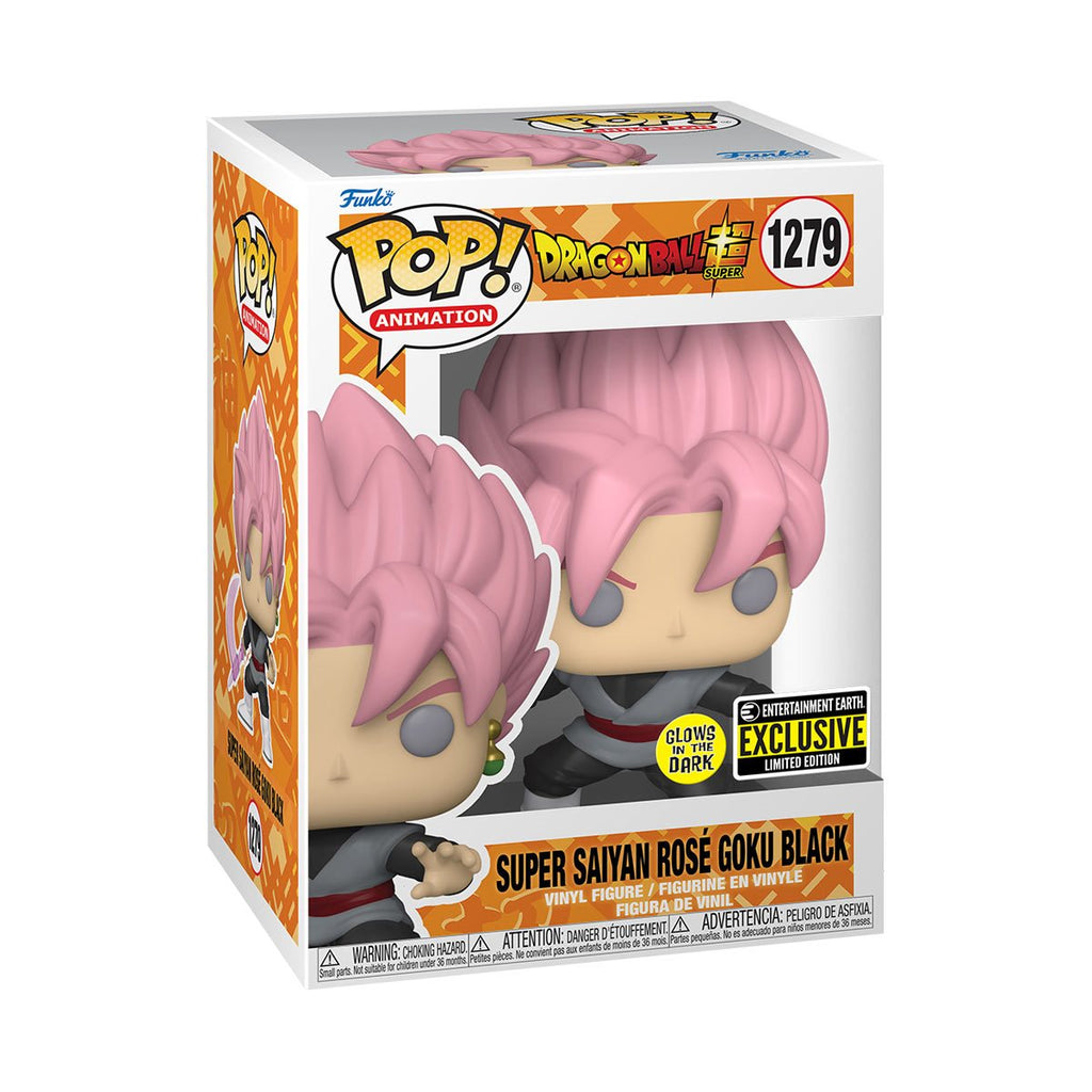 [EE Exclusive]  Dragon Ball Super- Super Saiyan Rose Goku Black Glow Pop!