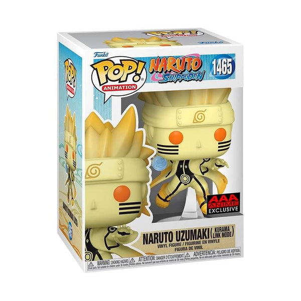 AAA Exclusive Bundle: Naruto Uzumaki Kurama Link Mode Funko Pops [Standard+ Chase]