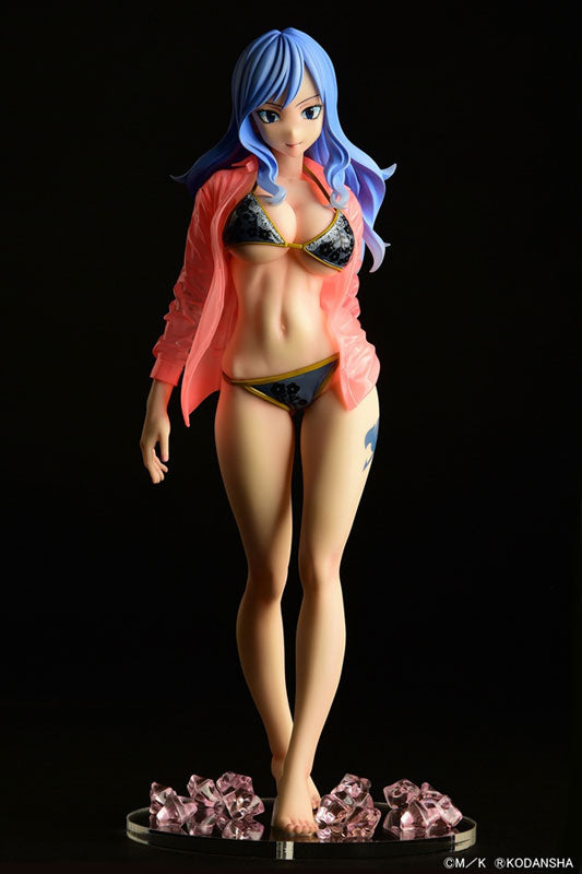 Juvia Lokser/ Gravure_Style『Black bikini!!』 see-through wet shirt Sp