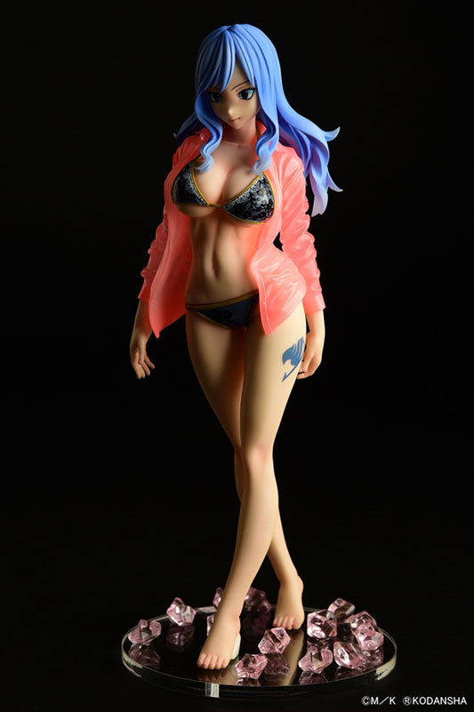 Juvia Lokser/ Gravure_Style『Black bikini!!』 see-through wet shirt Sp
