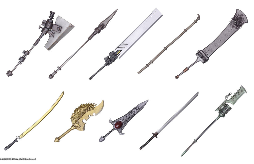 NieR- Automata Bring Arts Weapons Trading Figures (10-piece