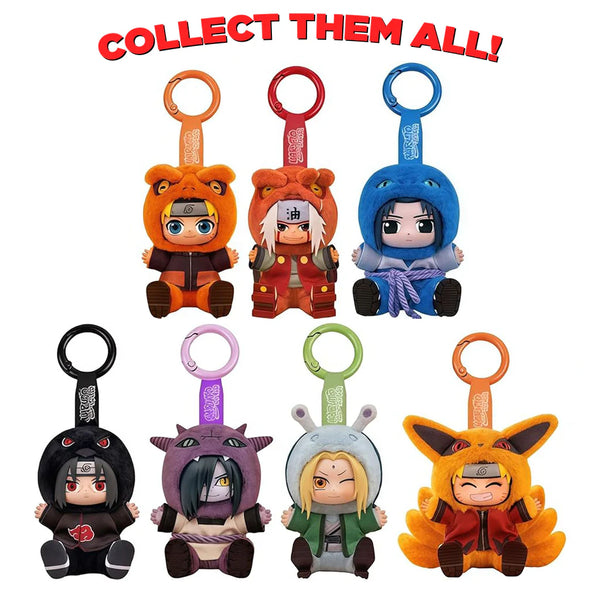 TOP TOY: Naruto Cute Beast Sitting Party Series Blind Box Plush