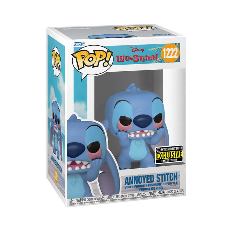 Funko POP Disney Lilo And Stitch - Annoyed Stitch Entertainment Earth  Exclusive (blue)