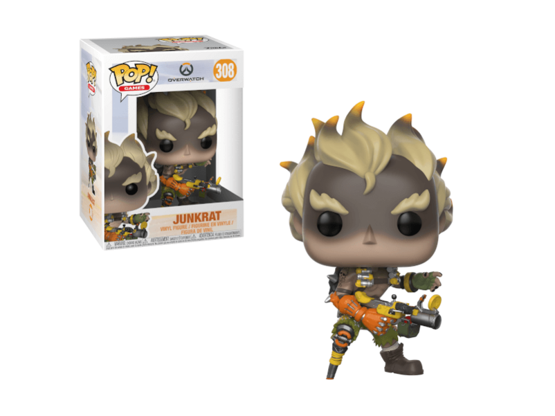 Funko Pop! Overwatch Junkrat Action Figure Release: April 2018 - Dragons Trading