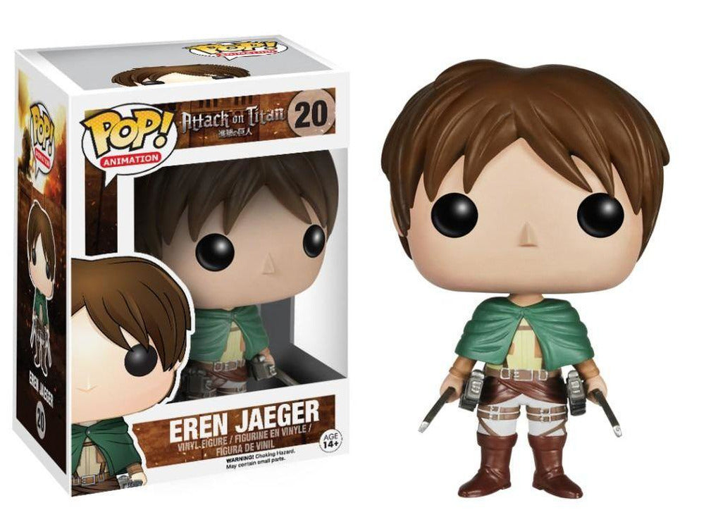 Funko POP! Attack on Titan - Eren Jaeger Pop (Vaulted) - [barcode] - Dragons Trading