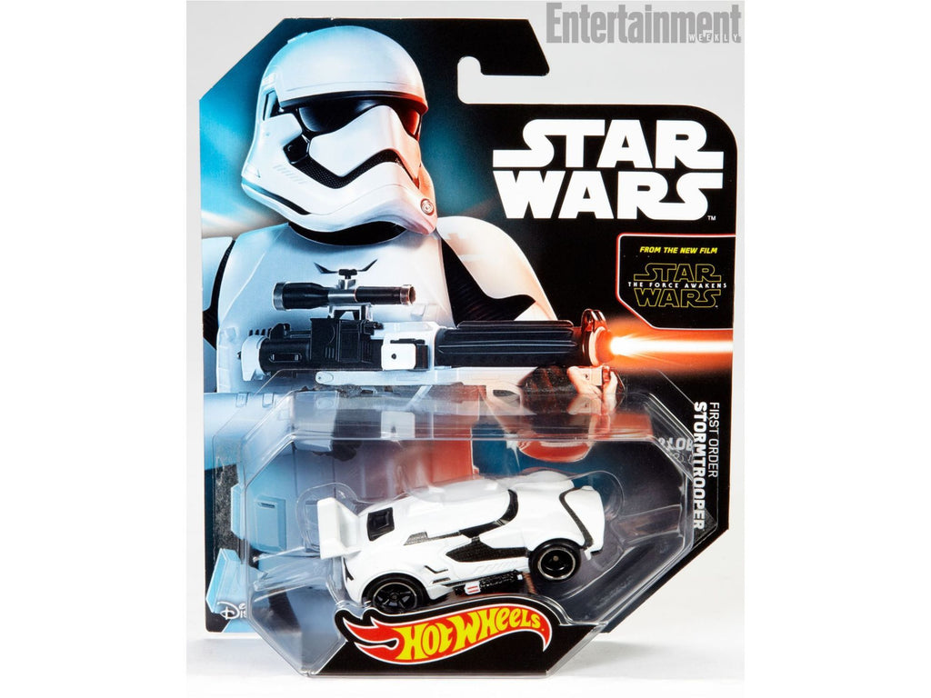 SDCC 2015 Mattel Hot Wheels Star Wars The Force Awakens Stormtrooper Vehicle - [barcode] - Dragons Trading
