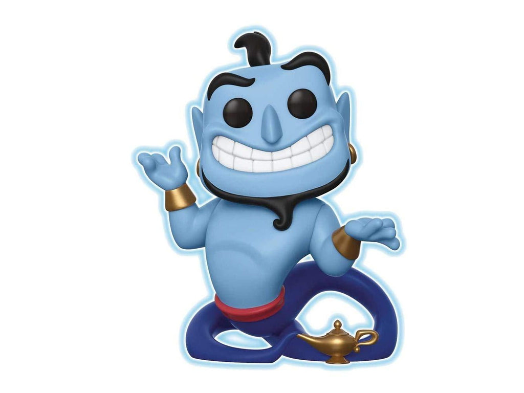 Funko Pop Disney: Aladdin - Genie with Lamp - Glow In The Dark Speciality Series Figure - [barcode] - Dragons Trading