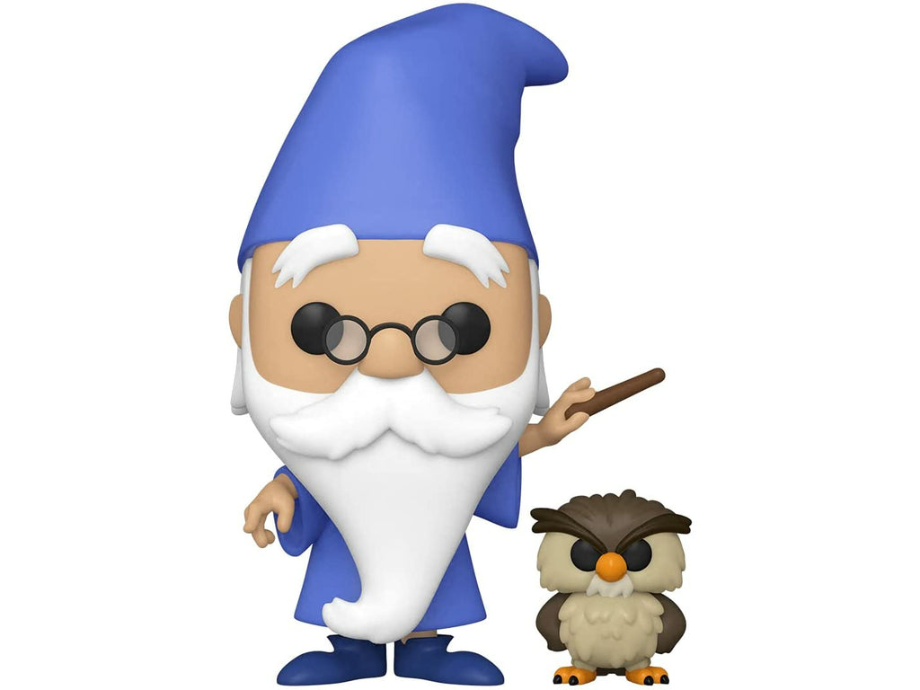 The Sword In The Stone - Merlin w/Archimedes POP & Buddy