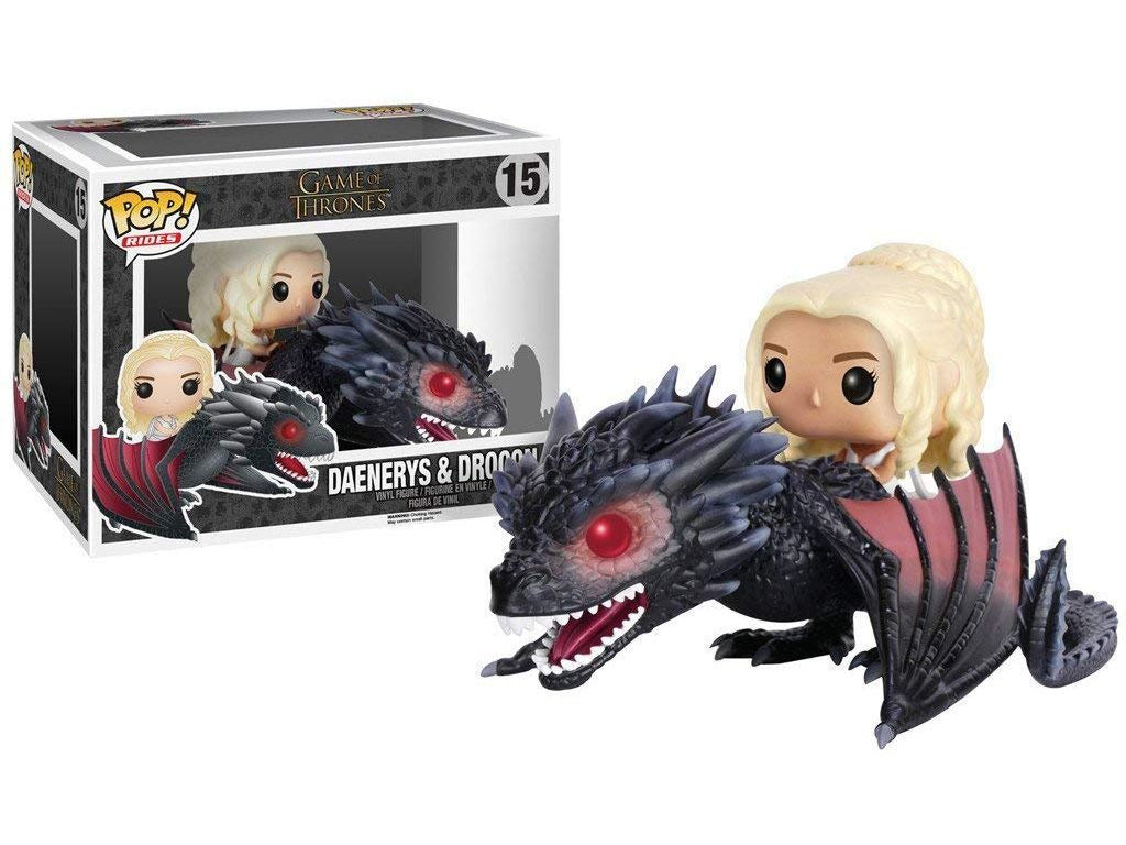 Funko POP Rides: Game of Thrones - Dragon & Daenerys Action Figure - Dragons Trading
