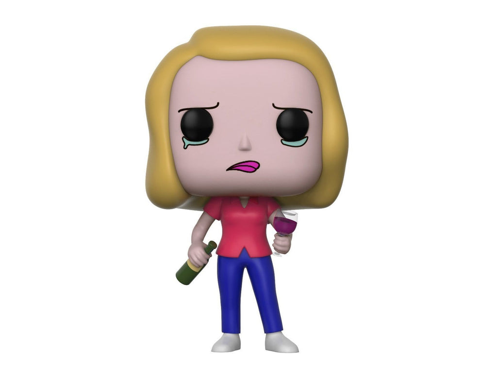 Funko Pop Animation: Rick and Morty-Beth with Wine Glass Collectible Figure - Dragons Trading