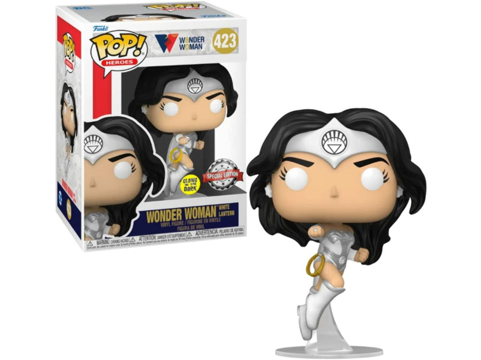 Wonder Woman 80th - White Lantern Wonder Woman (GitD) Pop (EE)