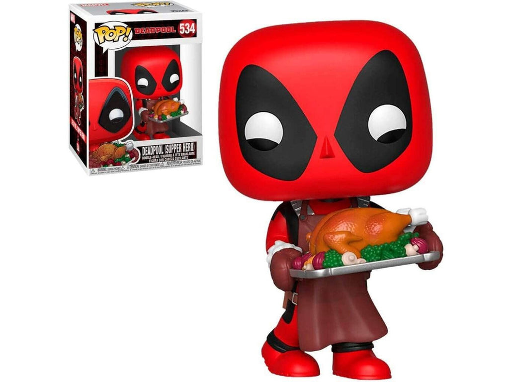 Marvel Holiday: Deadpool w/ Turkey Pop Vinyl Figure