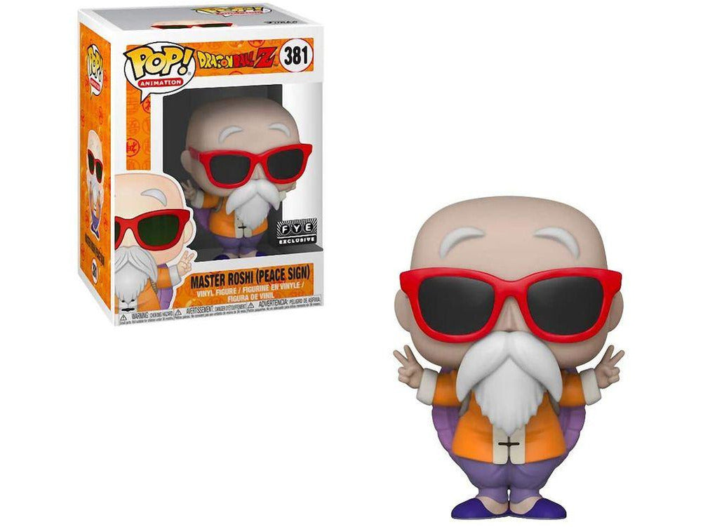 Dragon Ball Z- Master Roshi (Peace Sign) Funko Pop - [barcode] - Dragons Trading