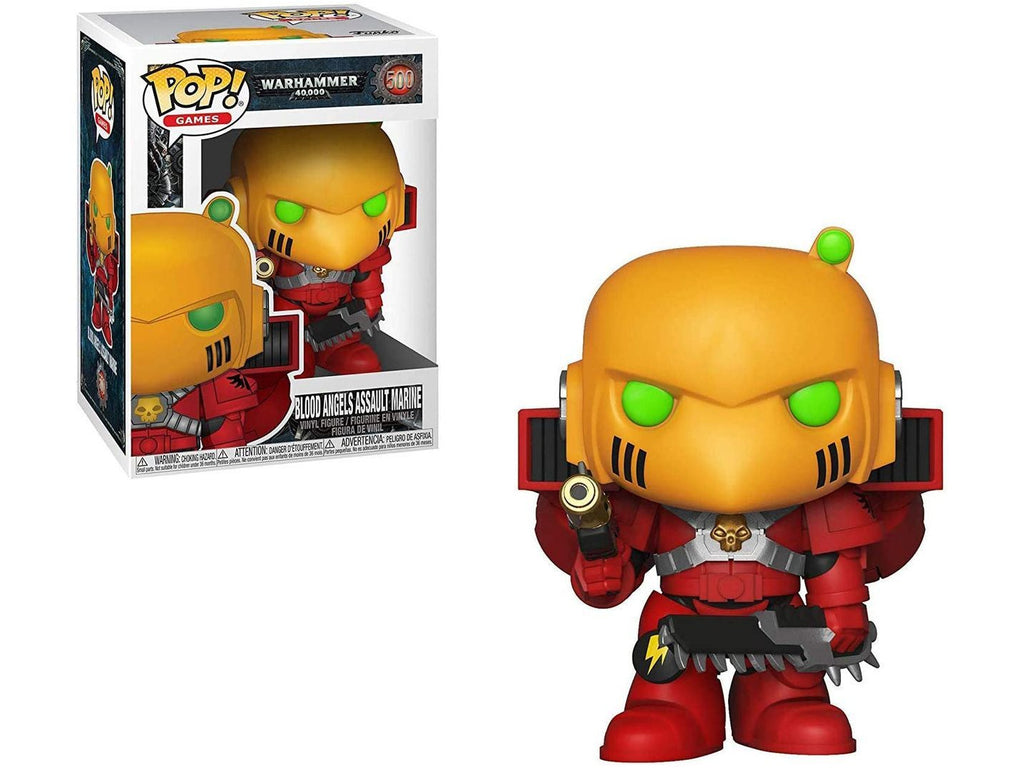 Funko POP! Games: Warhammer 40K- Blood Angels Assault Marine Pop - [barcode] - Dragons Trading