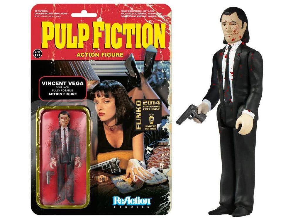 Pulp Fiction - ReAction Figure: Blood Splattered Vincent Vega - [barcode] - Dragons Trading