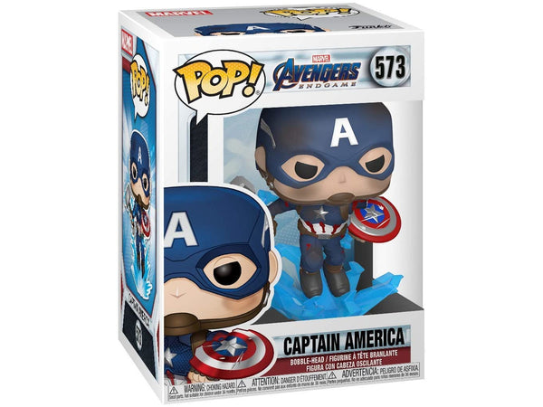 Avengers Endgame - Captain America w/ Broken Shield & Mjolnir Pop