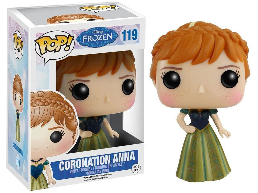 Funko POP! Disney: Frozen - Coronation Anna Pop (Vaulted) - [barcode] - Dragons Trading
