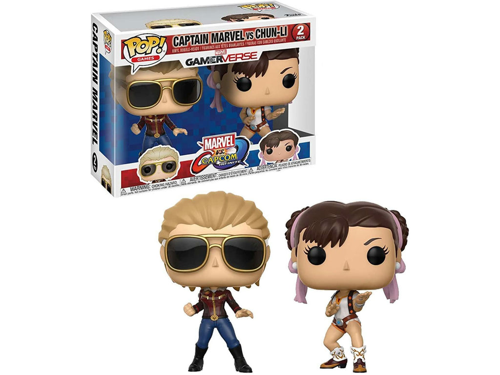 Marvel Vs. Capcom Infinite: Captain Marvel Vs Chun-Li Pops