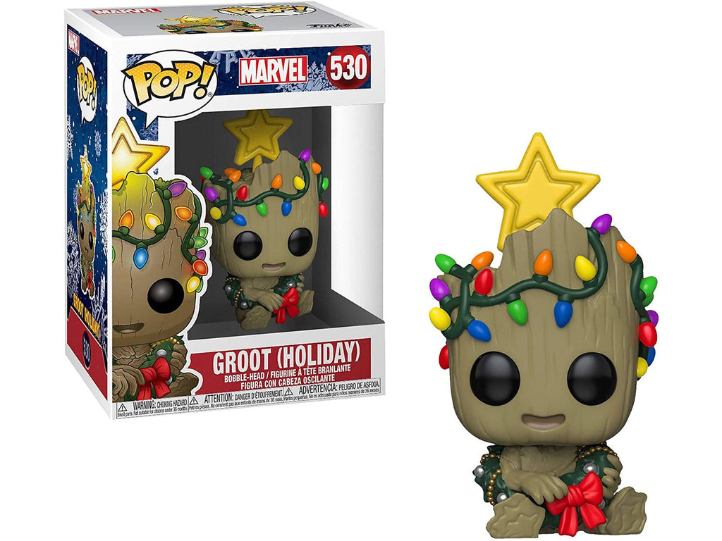 Marvel Holiday: Baby Groot w/ Decorations Pop