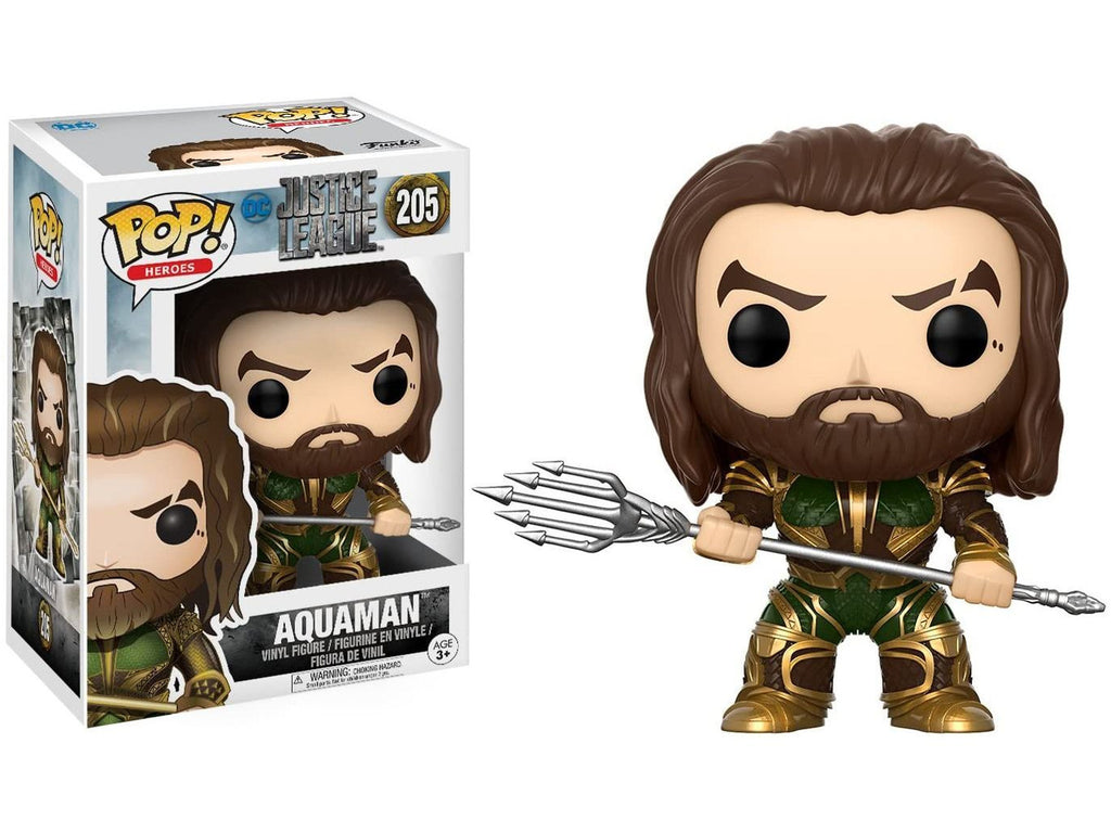 Funko POP! Movies: Justice League- Aquaman Pop - [barcode] - Dragons Trading