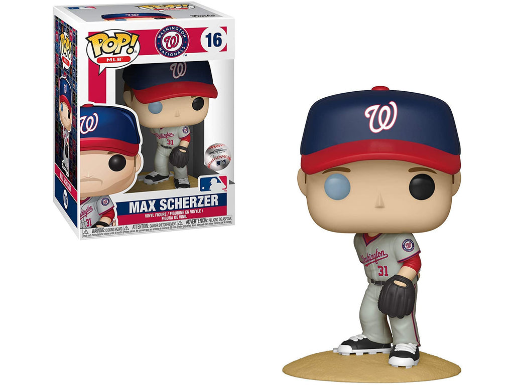 MLB Stars: Nationals - Max Scherzer (New Jersey Road) Pop - [barcode] - Dragons Trading