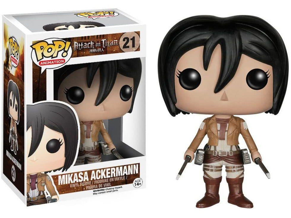 Funko POP! Animation: Attack on Titan - Mikasa Pop - [barcode] - Dragons Trading
