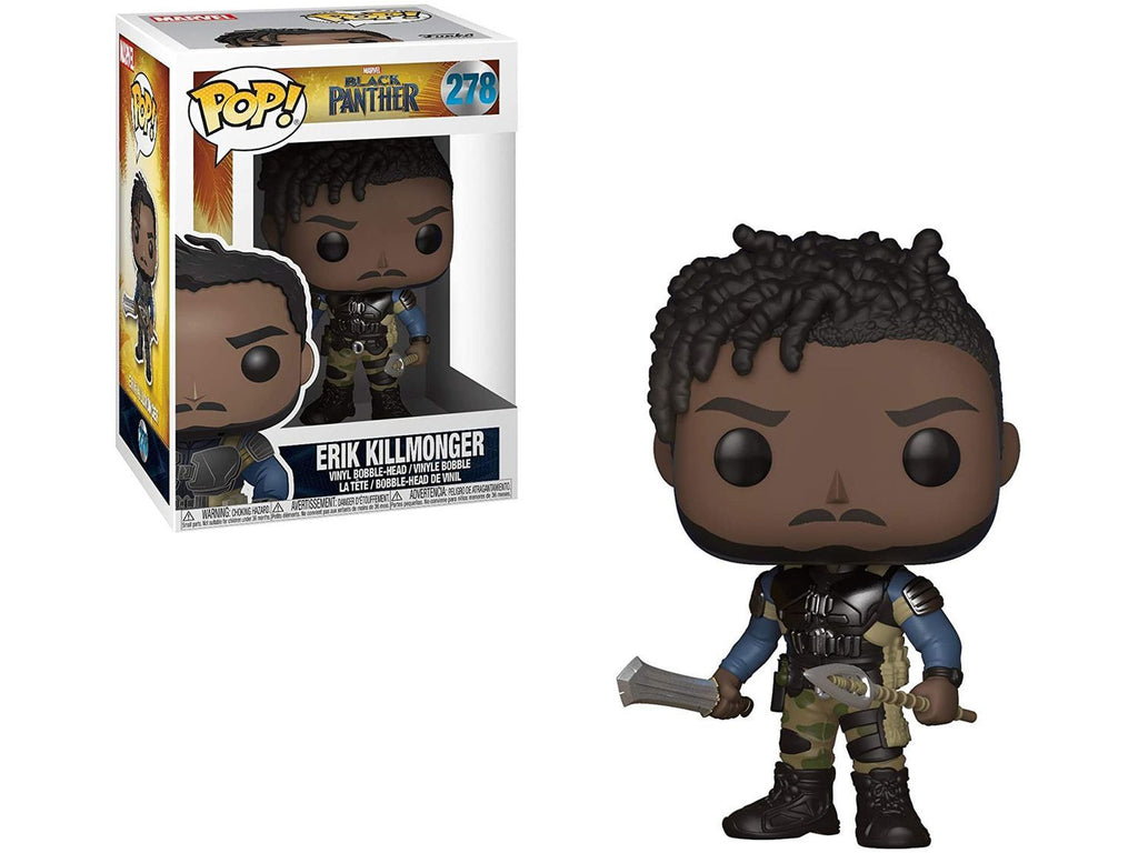 Funko POP! Black Panther Movie- Erik Kilmonger (Styles May Vary) Pop - [barcode] - Dragons Trading