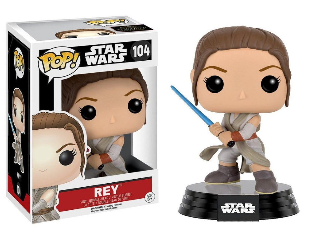 Funko POP Star Wars: Episode 7: The Force Awakens Figure - Rey with Lightsaber - Dragons Trading