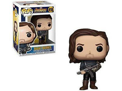 Funko POP! Avengers Infinity War: Bucky w/ Weapon Pop - [barcode] - Dragons Trading