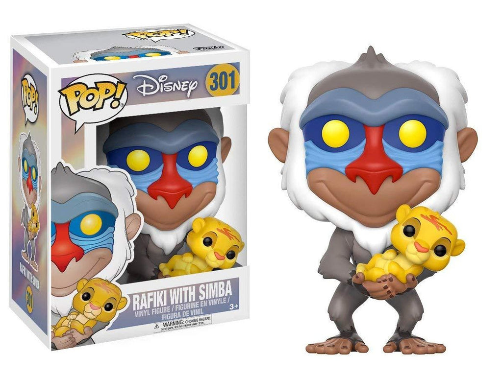 Funko Pop Disney Lion King-Rafiki with Simba Toy - Dragons Trading