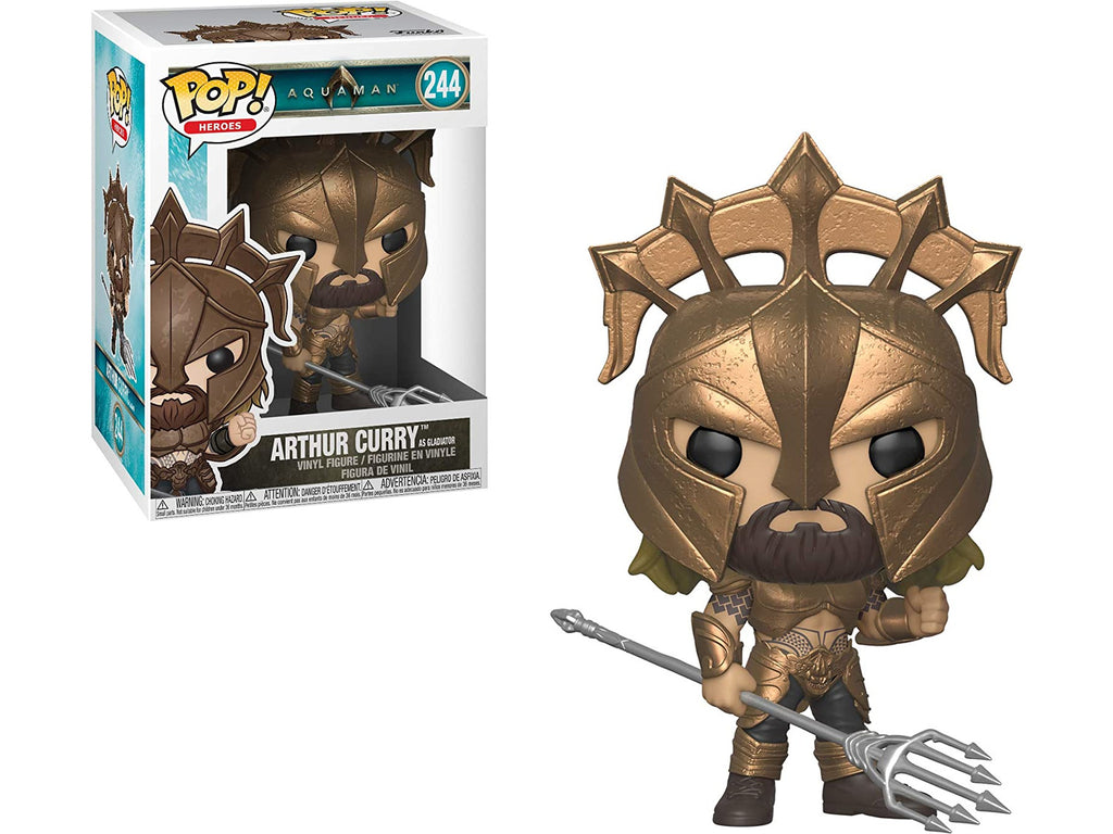 Funko POP! Heroes: Aquaman- Arthur Curry (Gladiator) Pop - [barcode] - Dragons Trading