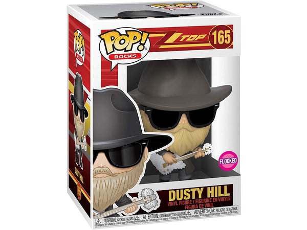 POP Rocks: ZZ Top- Dusty Hill (Flocked/Fuzzy Guitar)