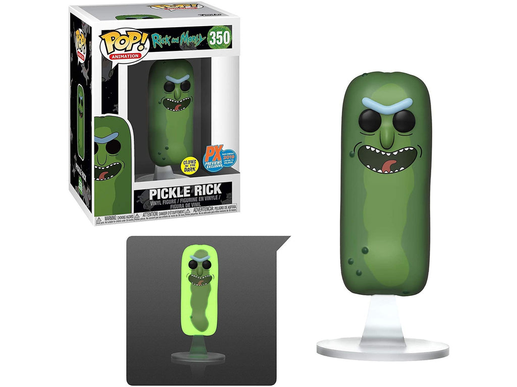 Rick & Morty - Pickle Rick Glow (PX) Pop - [barcode] - Dragons Trading