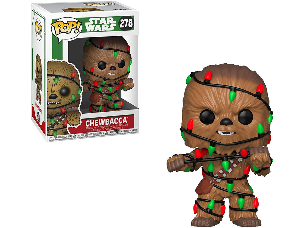 Star Wars: Holiday - Chewie w/Lights Pop