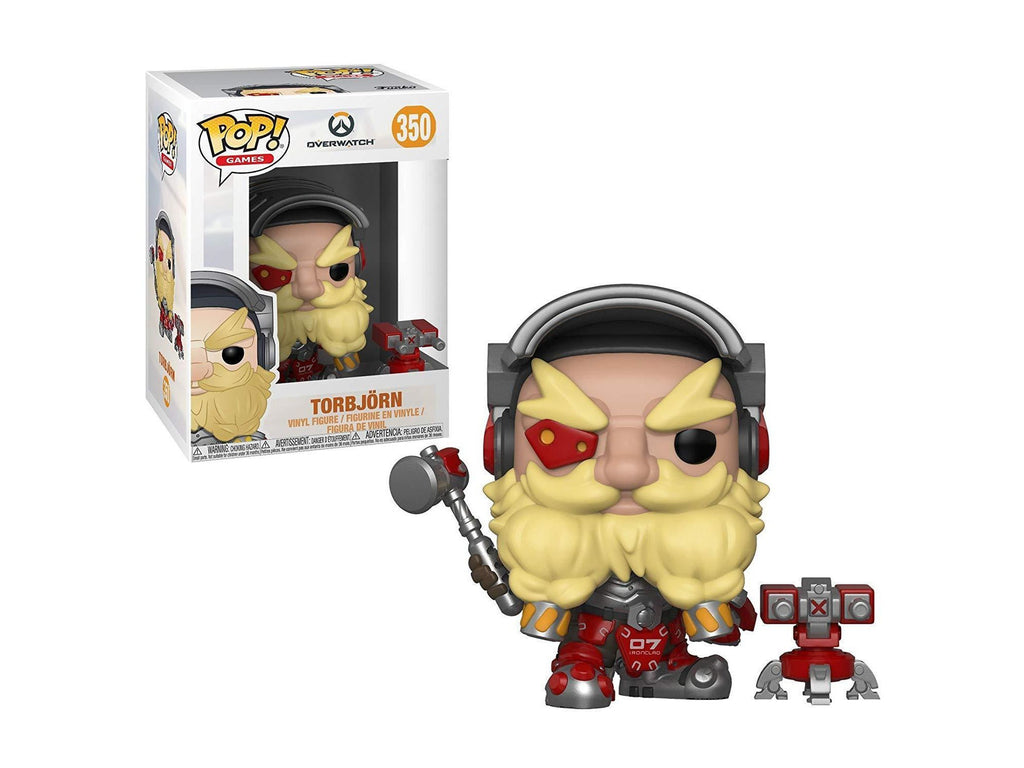 Funko Pop Games: Overwatch - Torbjörn Collectible Figure, Multicolor - Dragons Trading