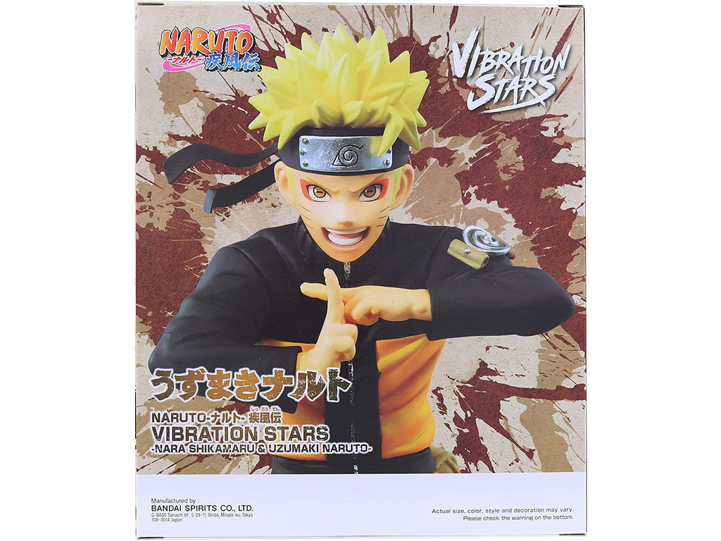 Banpresto Statuina Naruto Uzumaki Vibration Stars, 14 Cm, PVC, Collezione Naruto Shippuden, BP89843P, Multicolore