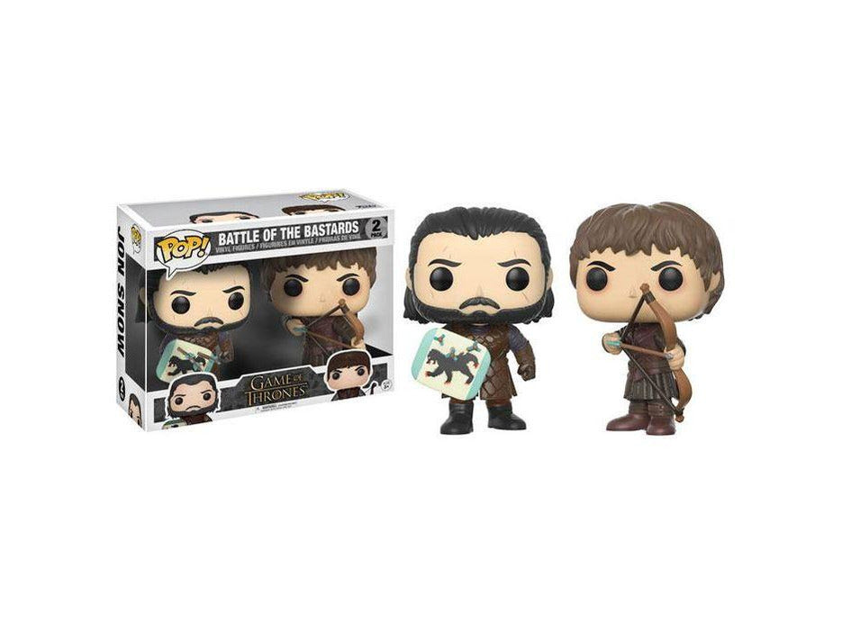 Game Of Thrones- 2017 Vinyl Figures - RAMSAY & JON SNOW (Battle of Bastards) Funko - Dragons Trading