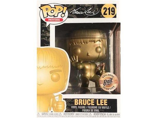Funko Pop! Movies #219 Gold Bruce Lee (Bait Exclusive) - [barcode] - Dragons Trading