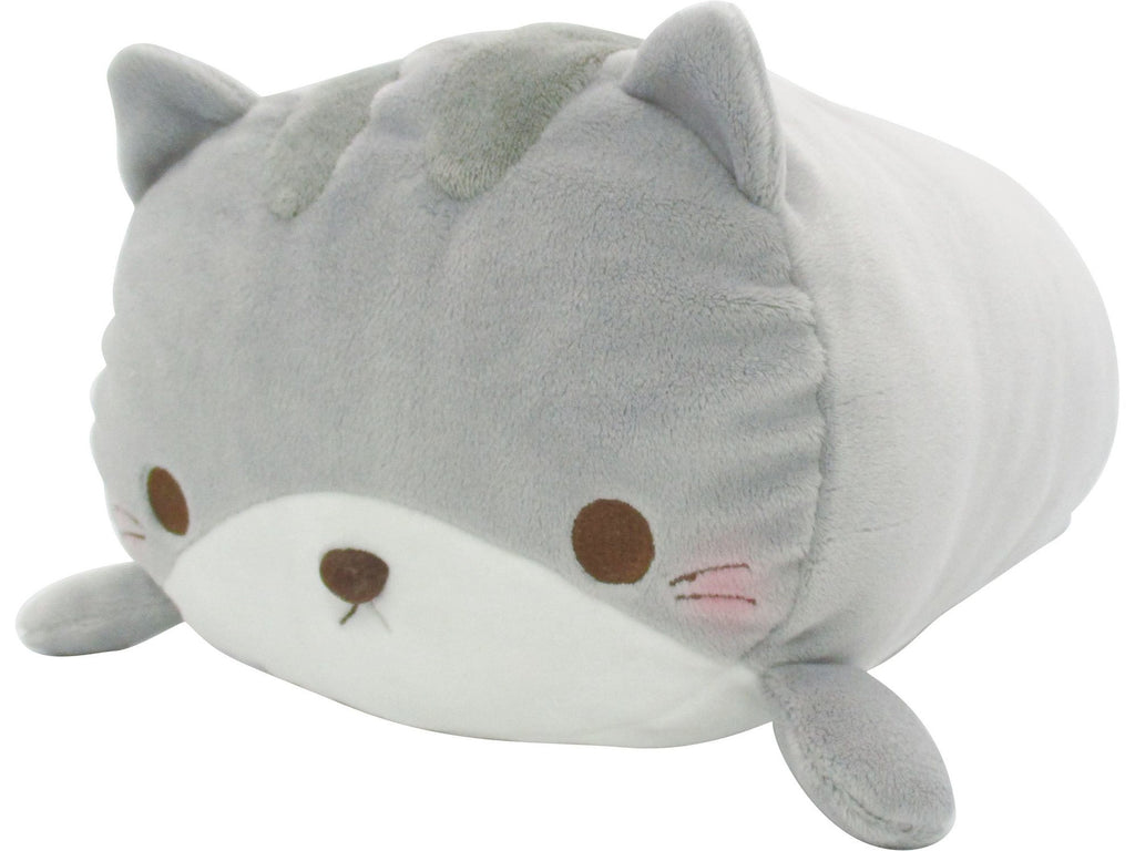 Mocchiizu Large Plush: Gray Cat - [barcode] - Dragons Trading