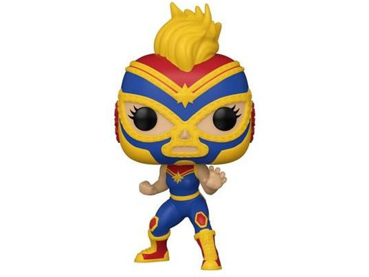 Marvel Lucha Libre: La Estrella Cosmica (Captain Marvel) Pop Figure