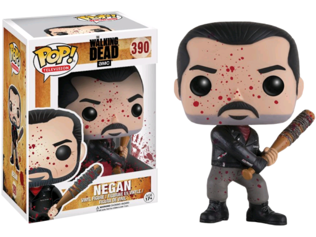 Funko Pop Vinyl 390 The Walking Dead Bloody Negan Exclusive (B&N) - [barcode] - Dragons Trading