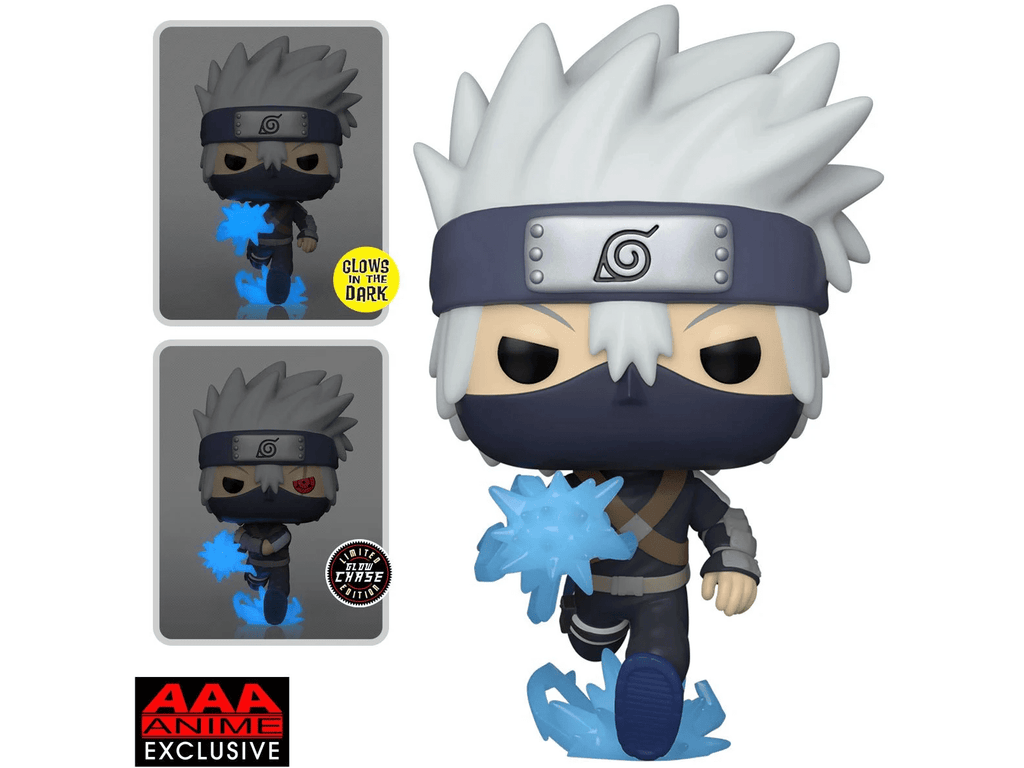 [In Stock] AAA Exclusive Bundle: Young Kakashi Hatake Funko Pops [Standard+ Chase]