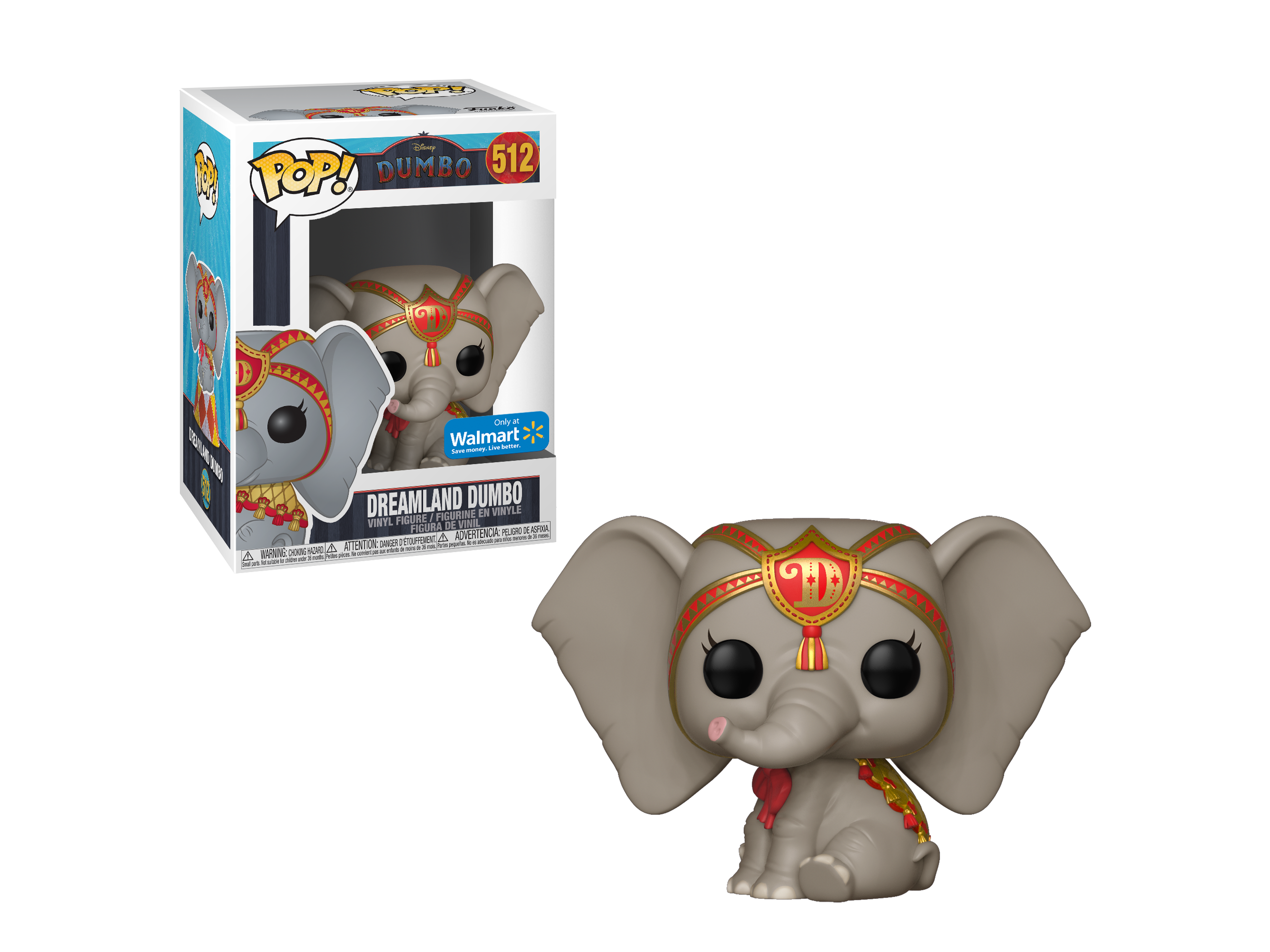 Funko Exclusive) Dragons (Red) Dumbo Trading (Walmart Dumbo POP! - Dreamland Disney: –