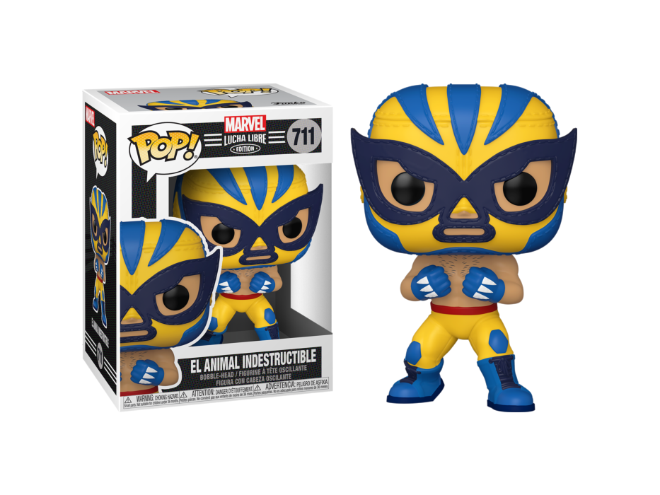 Marvel Lucha Libre: El Animal Indestructible (Wolverine) Pop Figure