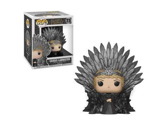 Funko Pop! Deluxe: Game of Thrones S10- Cersei Lannister Sitting on Iron Throne - Dragons Trading